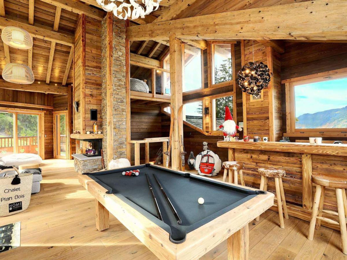 Chalet Raffine A La Tania, Courchevel - 10/12 Pers, Spa, Sauna, Billard, Ski-In/Ski-Out - Fr-1-575-20 Villa Exterior photo