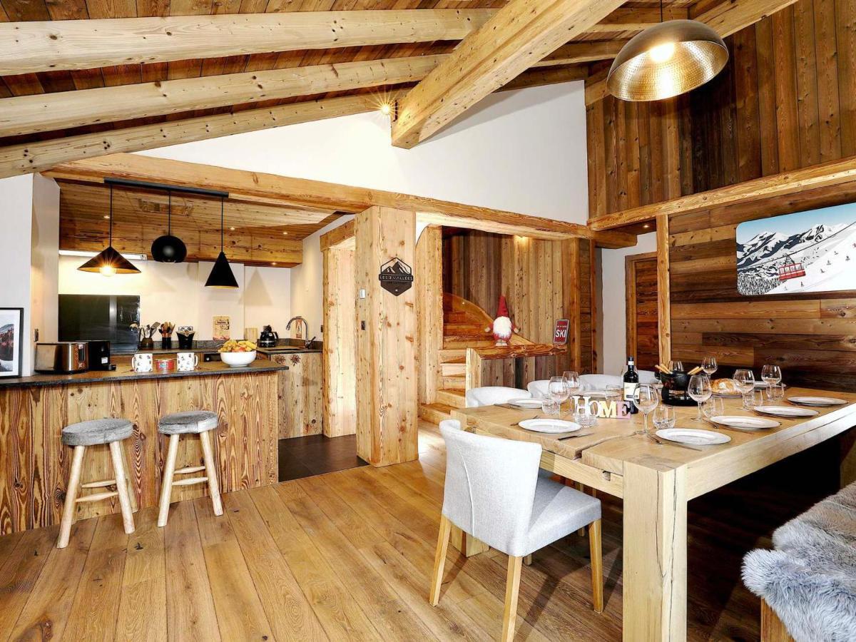 Chalet Raffine A La Tania, Courchevel - 10/12 Pers, Spa, Sauna, Billard, Ski-In/Ski-Out - Fr-1-575-20 Villa Exterior photo